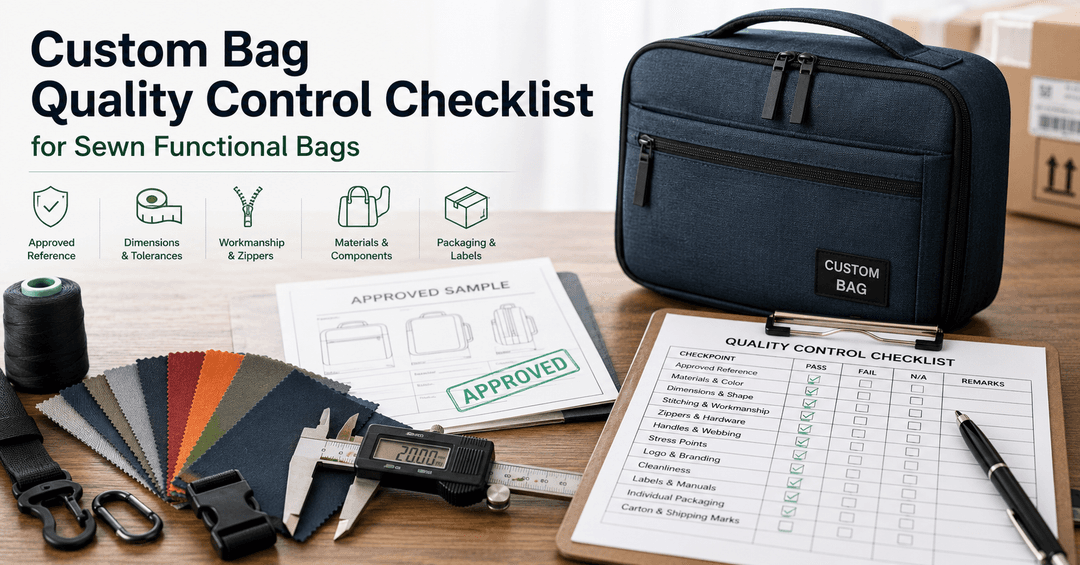 Custom Bag Quality Control Checklist for Sewn Functional Bags
