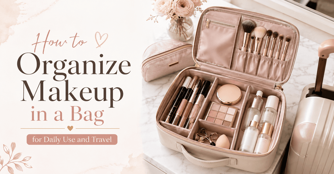 How to Organize Makeup in a Bag for Daily Use and Travel