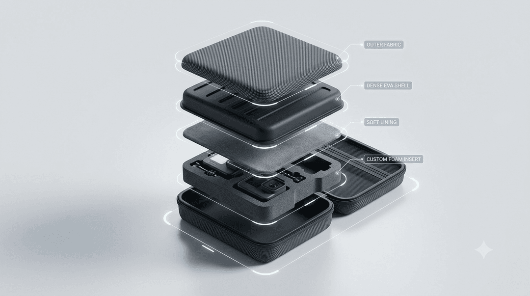 EVA Case Material Selection: Outer Fabric, EVA Core, and Lining Before Sampling