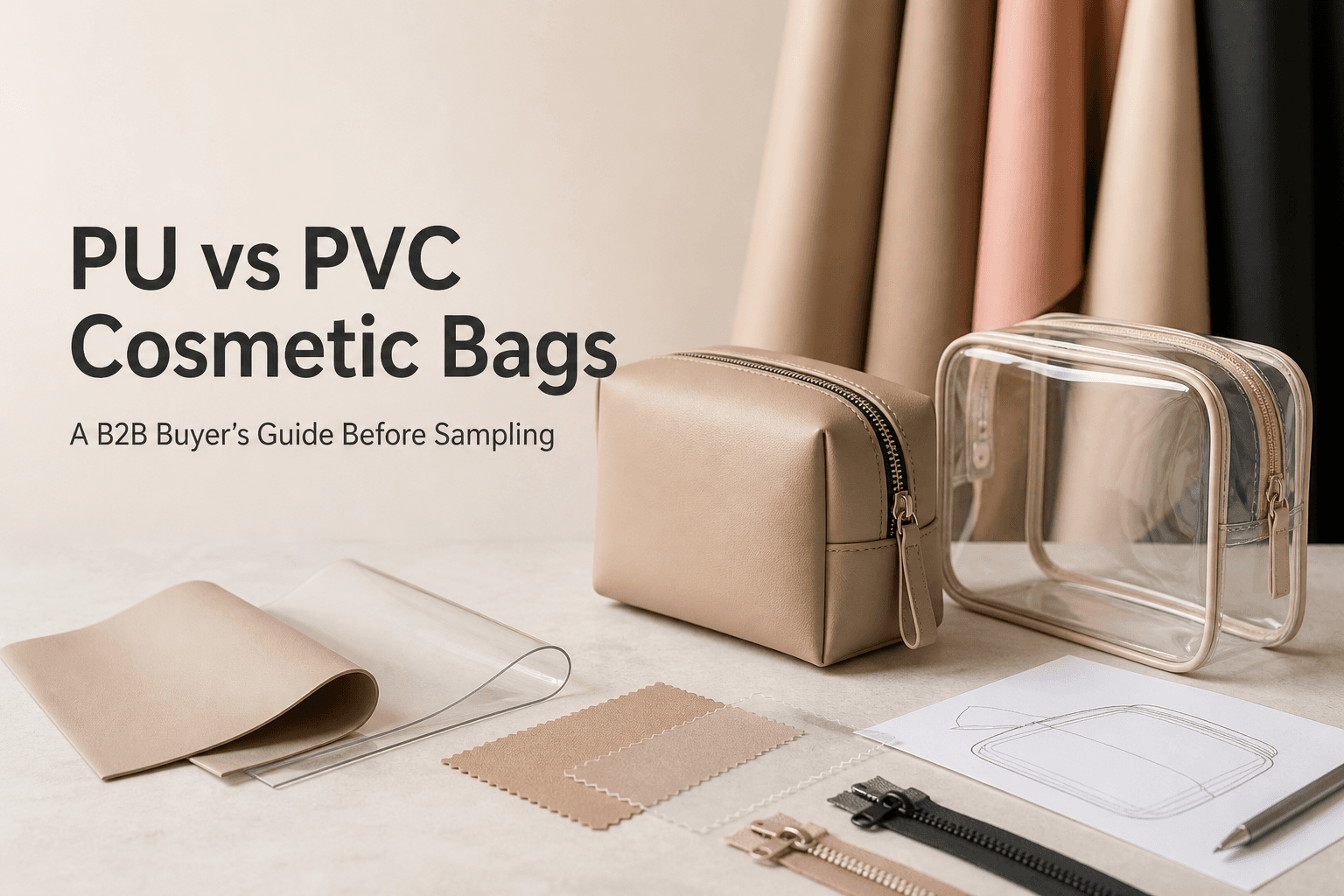 pu-vs-pvc-cosmetic-bags-a-b2b-buyer-s-guide-before-sampling