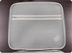Zippered Mesh Pocket