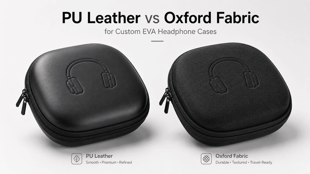 PU Leather vs Oxford Fabric for Custom EVA Headphone Cases