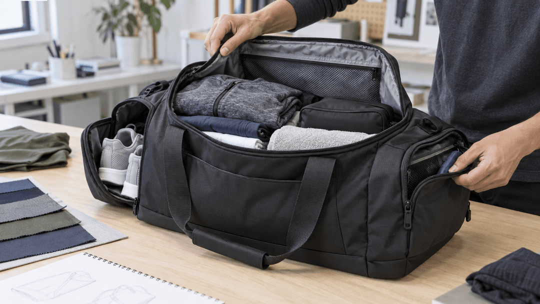 Sports bag material selection: B2B design and sample guide