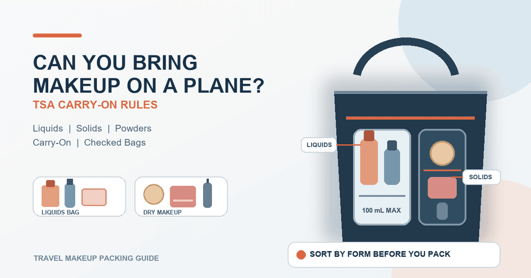 Can You Bring Makeup on a Plane? TSA Carry-On Rules
