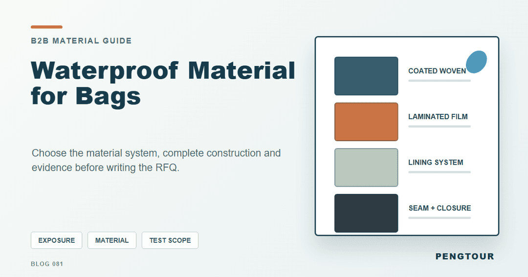 Waterproof Material for Bags: Selection Guide