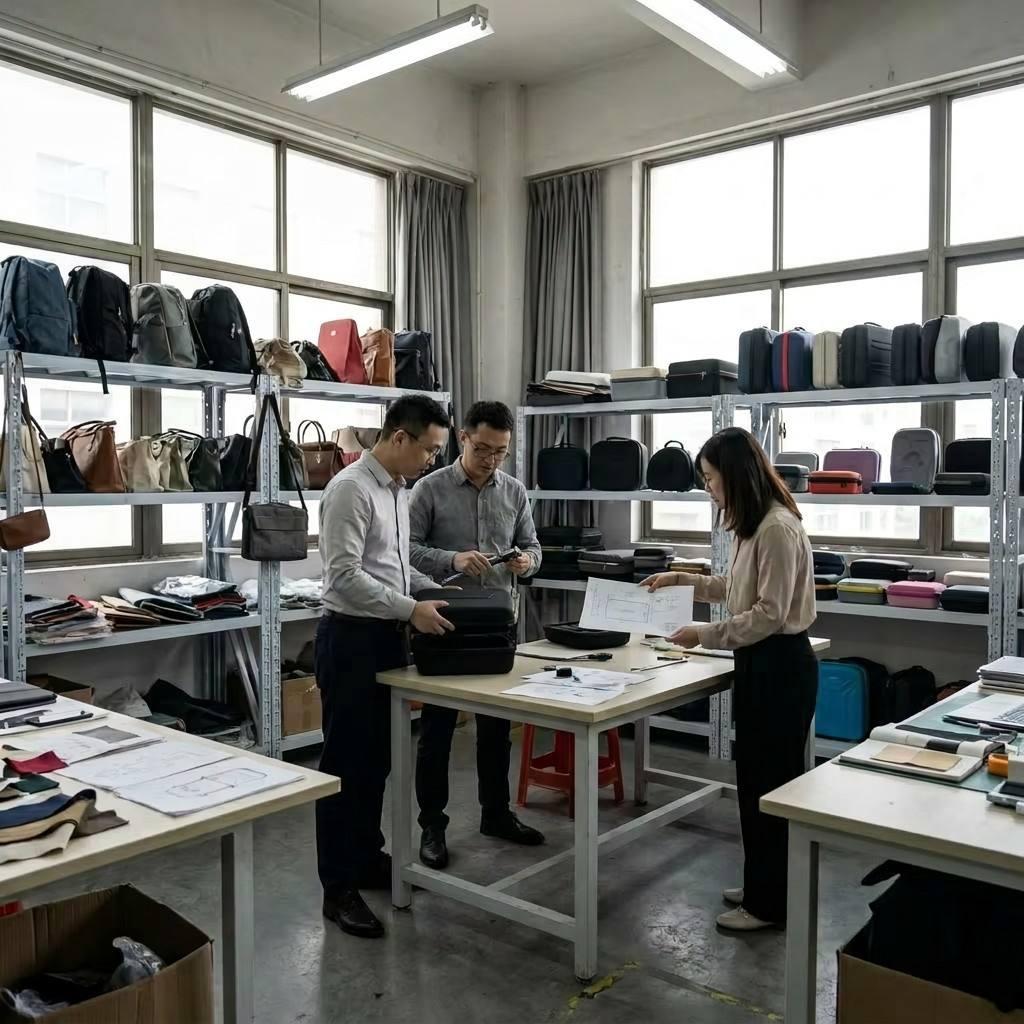 Pengtour cases and bags quality inspection